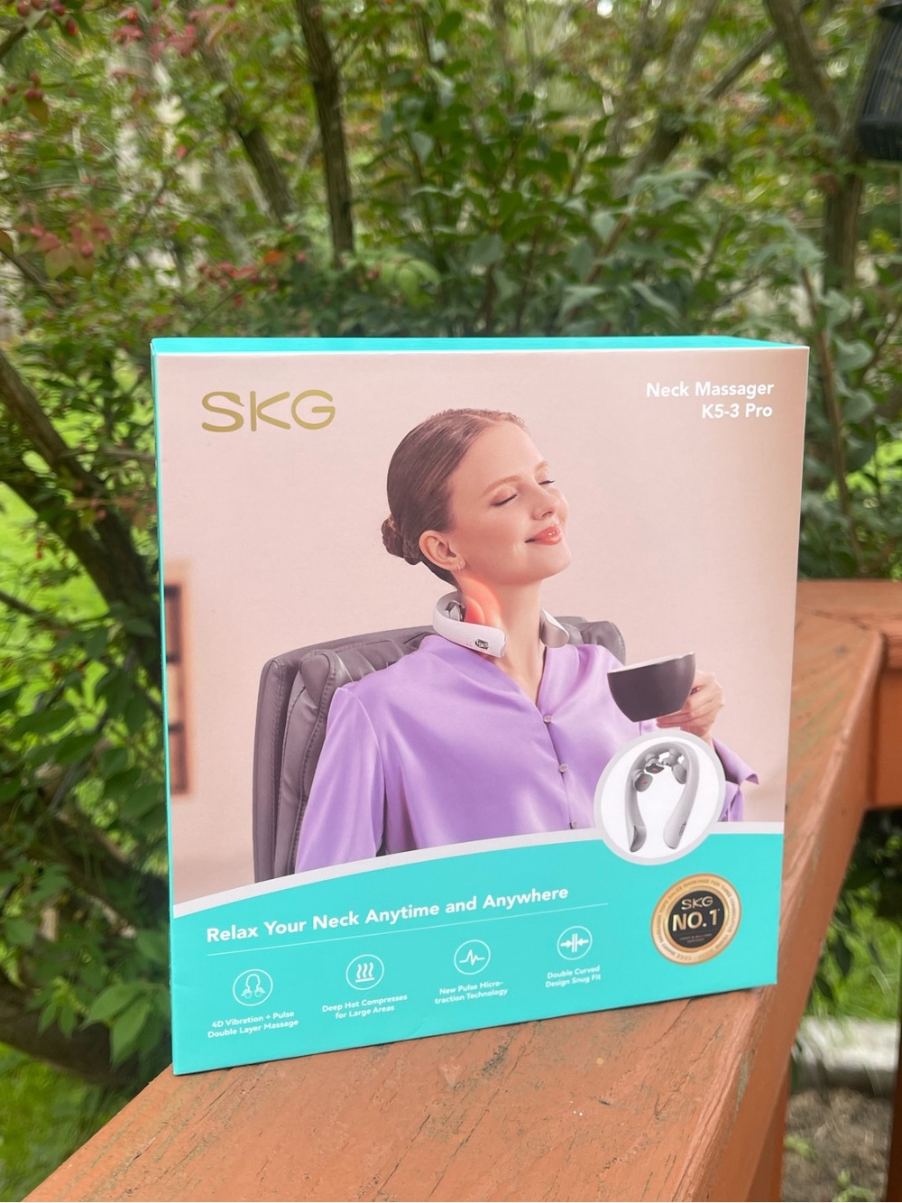 SKG Purple Neck Massager K5-3 Pro